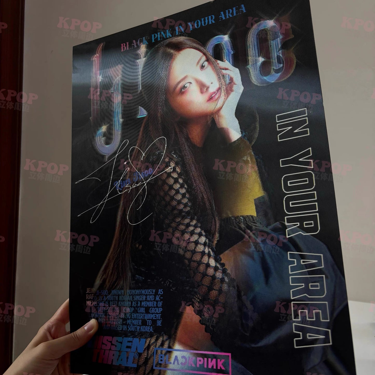 đź–¤Viral 2025 Blink Holographic 3D Poster đź©·