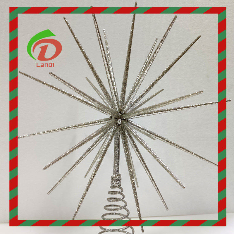 Foreign trade explosions Christmas decoration Christmas tree top star Christmas gift Star tree top star Amazon hot sale