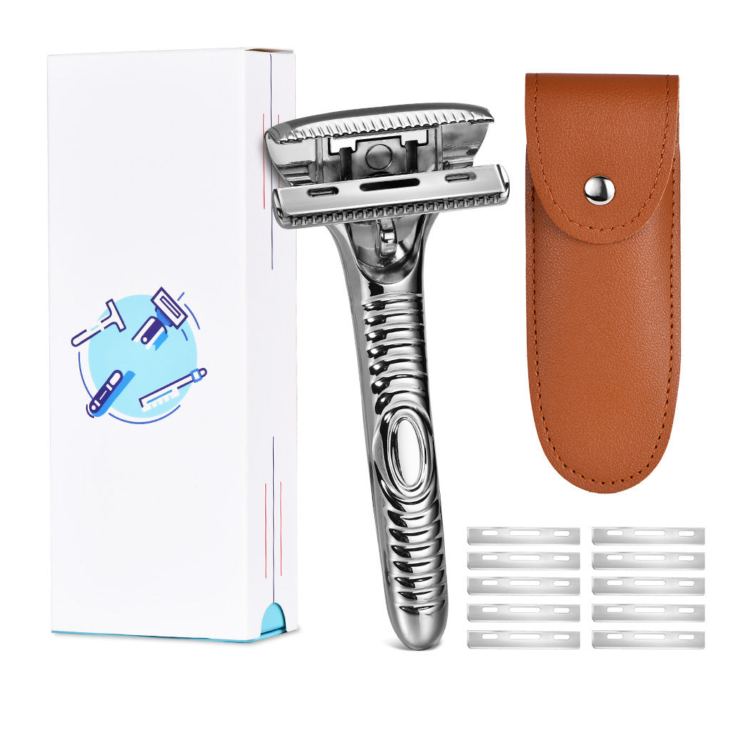 Manual Razor, Old-Fashioned Manual Razor, Zinc Alloy Shaving Razor, Cross-Border Wholesale for Men and Women