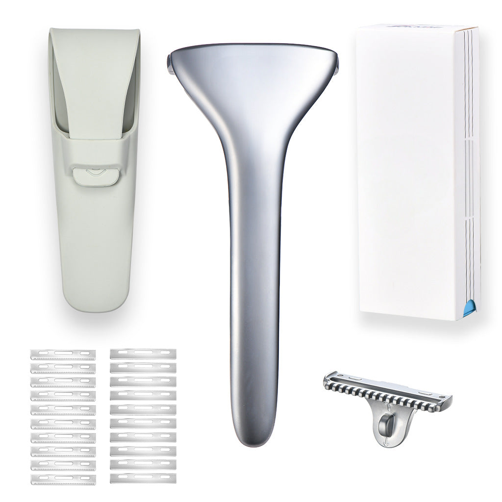 Manual Razor, Old-Fashioned Manual Razor, Zinc Alloy Shaving Razor, Cross-Border Wholesale for Men and Women