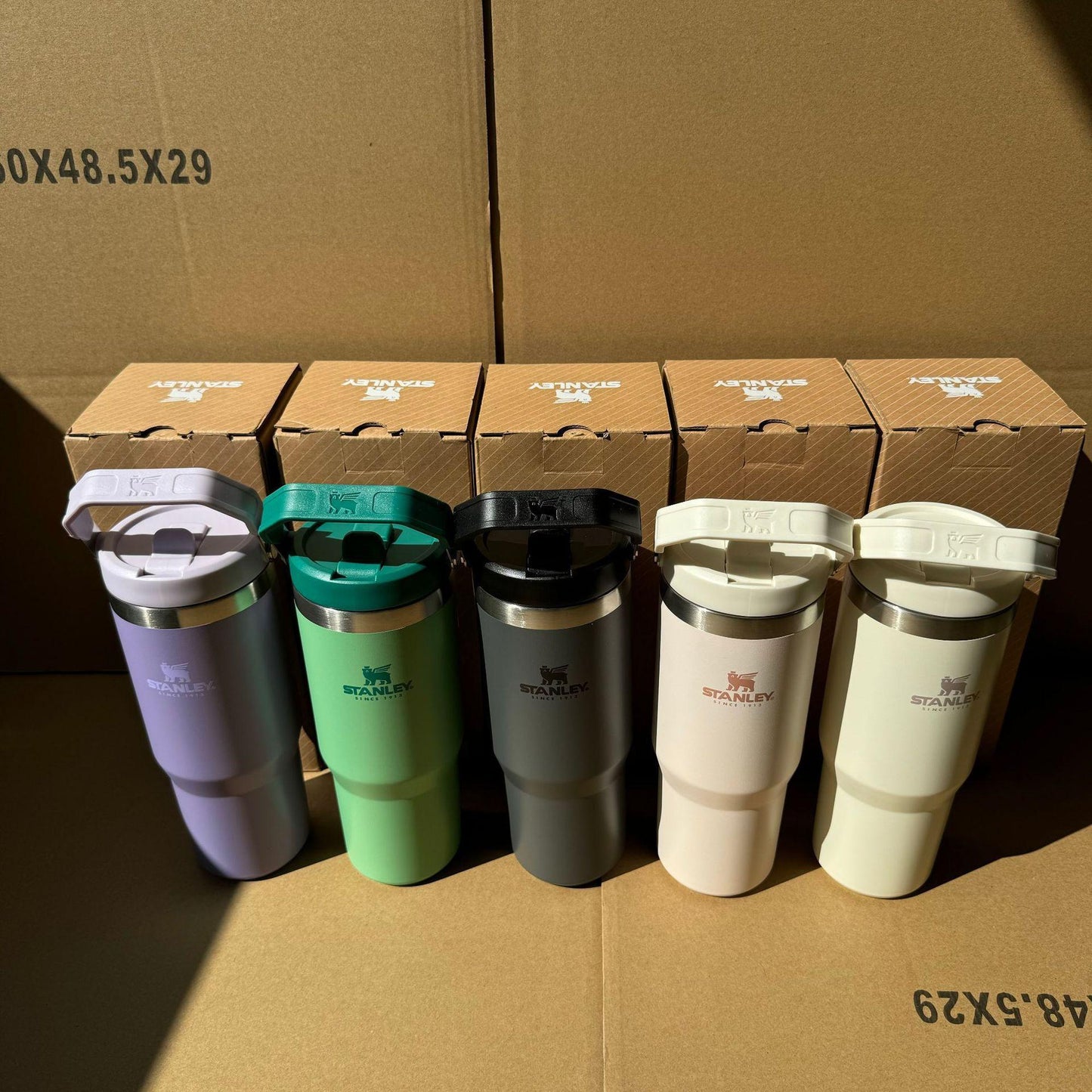 STANLEY STANLEY Thermos Cup 304 Stainless Steel Sealed Straw Cup Portable Outdoor Travel Car Cup