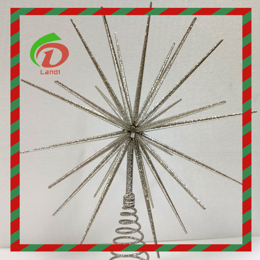Foreign trade explosions Christmas decoration Christmas tree top star Christmas gift Star tree top star Amazon hot sale