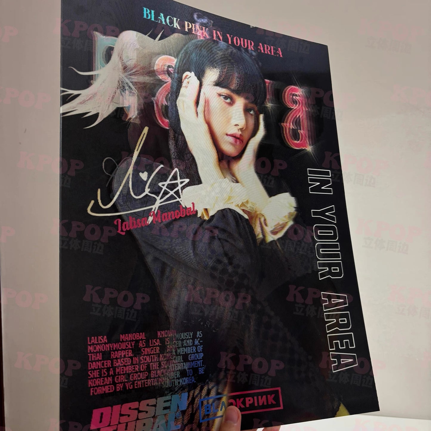 🖤Viral 2025 Blink Holographic 3D Poster 🩷