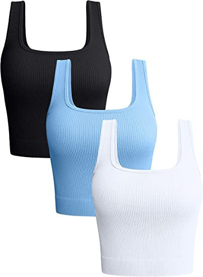 Women's Solid Color Sexy Sports Running Fitness Yoga Vest Comfortable Cross-border Foreign Trade Top for Ladies