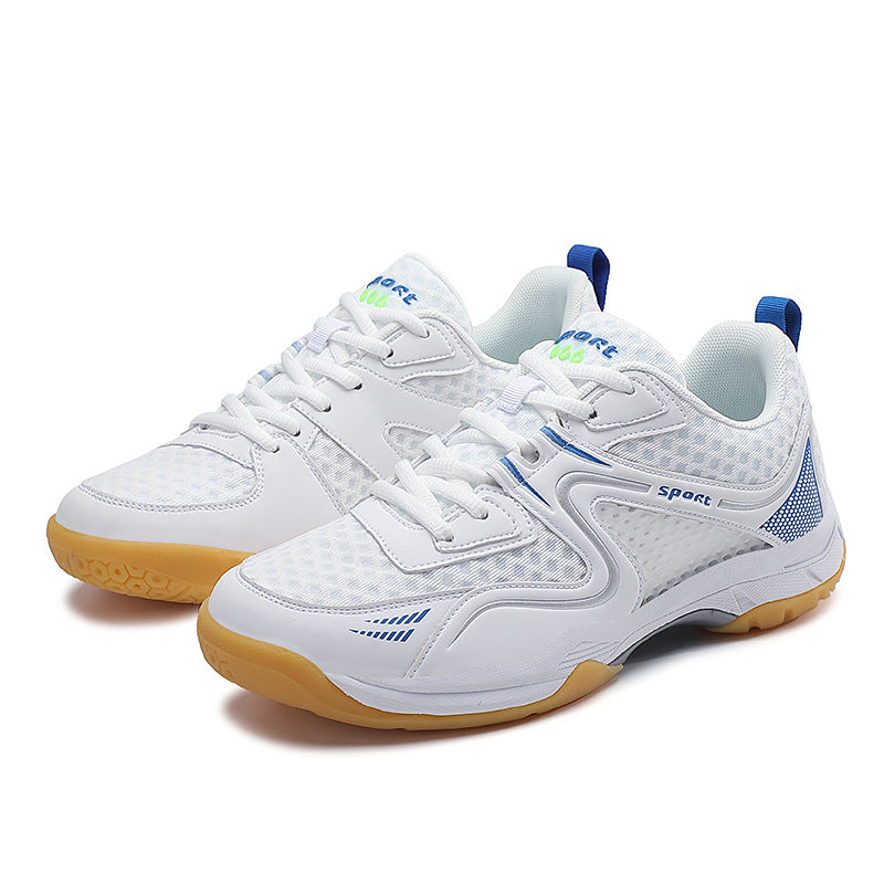 New Badminton Shoes Men's Shoes Breathable Table Tennis Shoes Ultra Light Shock Absorption Non-slip Women's Shoes Competition Training Shoes Tennis Shoes