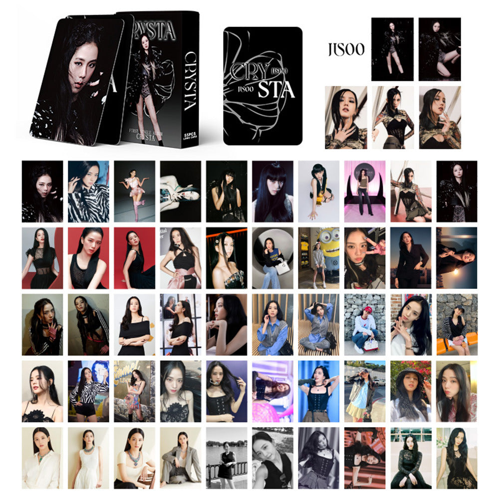 KPOP Integrated Korean Photo Card SK Lomo 55 Boxed DIY Collection IVE Assistance