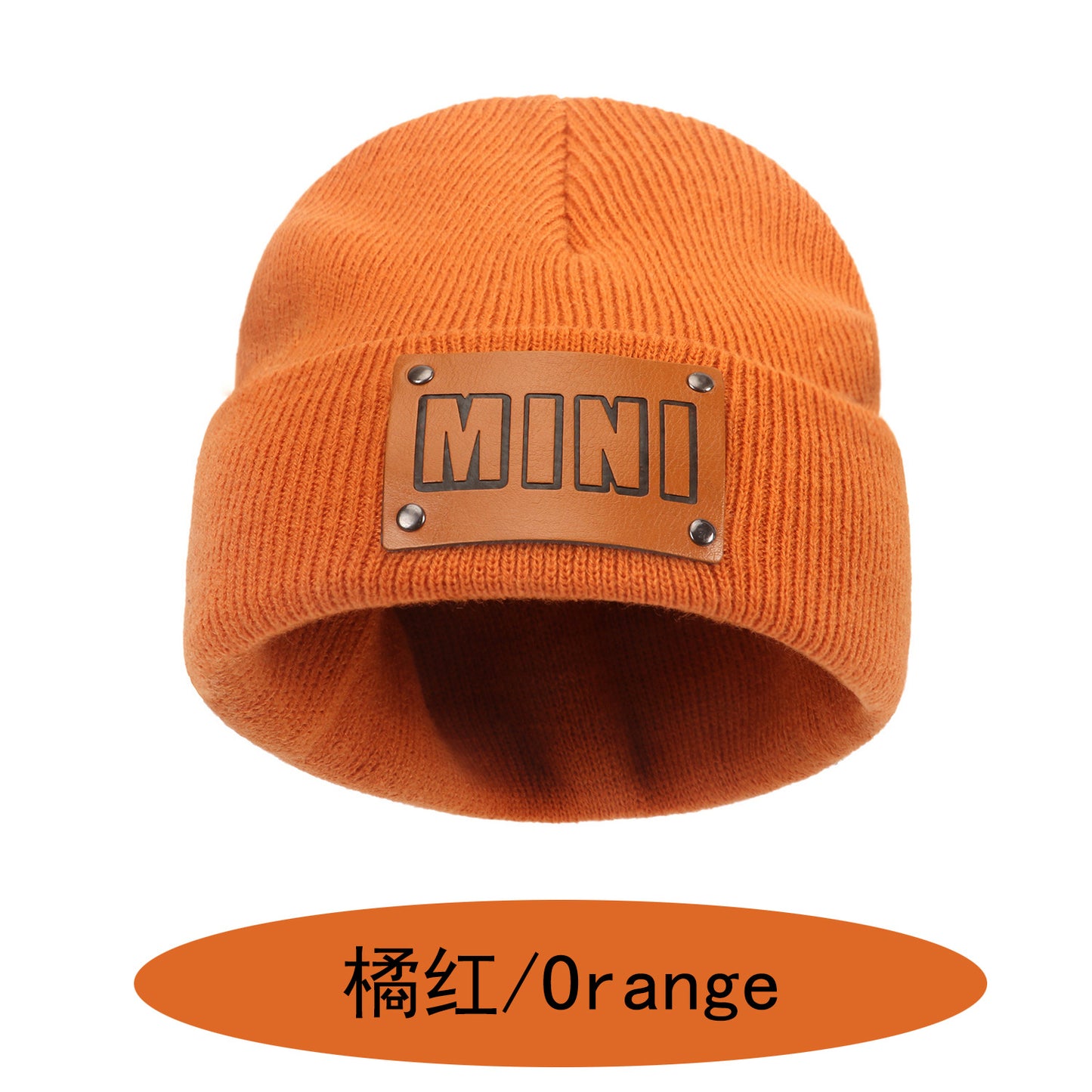Mini children's knitted cap 2022 new warm cold European and American wool baby head protection crochet cap