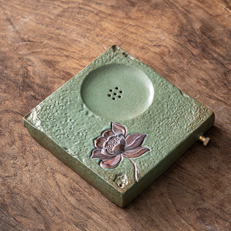 Creative Japanese Kung Fu Tea Set Household Ceramic Tea Cup Teapot Stoneware Simple Portable Travel Pot Three Cups