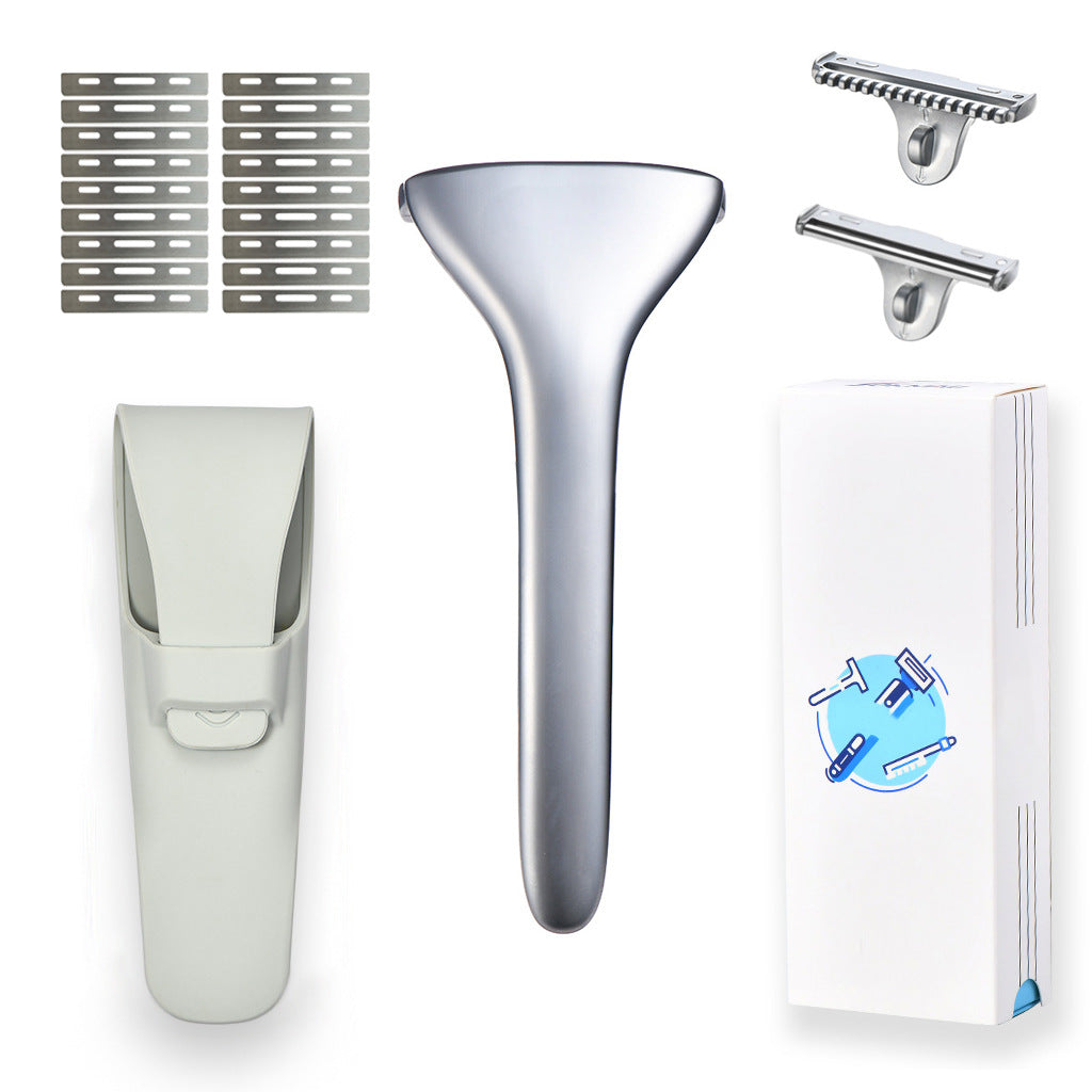 Manual Razor, Old-Fashioned Manual Razor, Zinc Alloy Shaving Razor, Cross-Border Wholesale for Men and Women