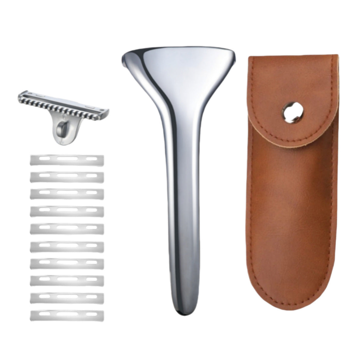 Manual Razor, Old-Fashioned Manual Razor, Zinc Alloy Shaving Razor, Cross-Border Wholesale for Men and Women