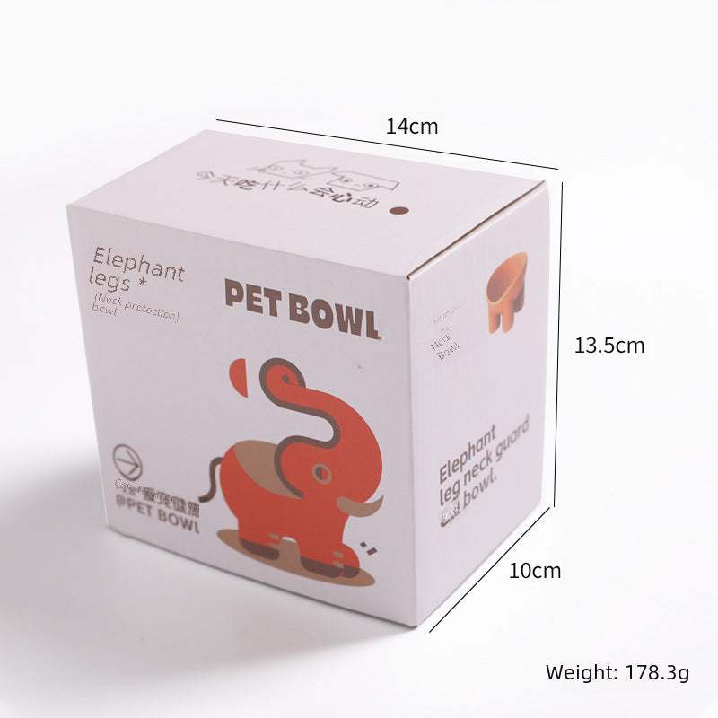 Cat Bowl - Elephant Leg Bowl Macaron Color