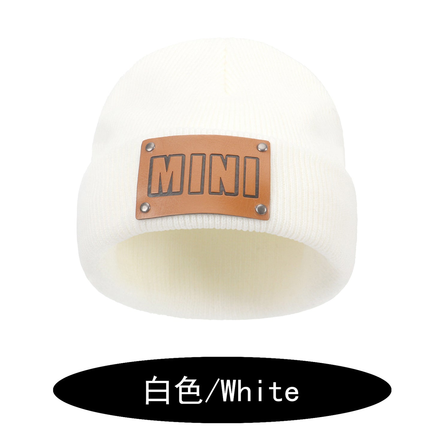 Mini children's knitted cap 2022 new warm cold European and American wool baby head protection crochet cap