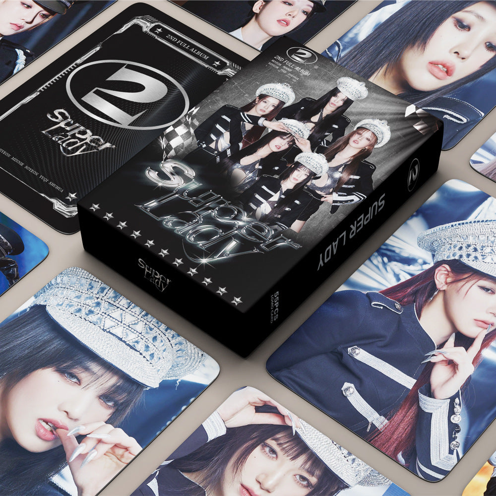 KPOP Integrated Korean Photo Card SK Lomo 55 Boxed DIY Collection IVE Assistance