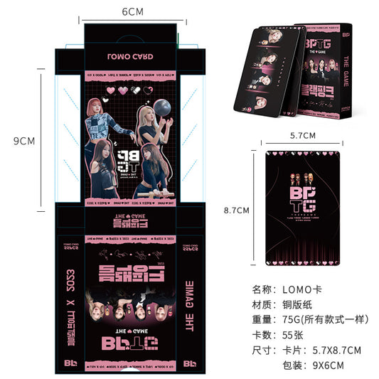 KPOP Integrated Korean Photo Card SK Lomo 55 Boxed DIY Collection IVE Assistance