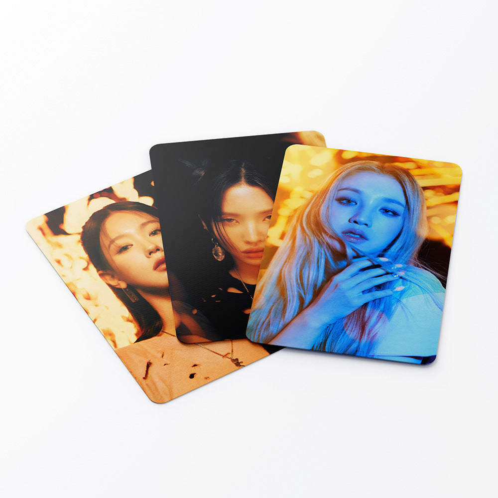 KPOP Integrated Korean Photo Card SK Lomo 55 Boxed DIY Collection IVE Assistance