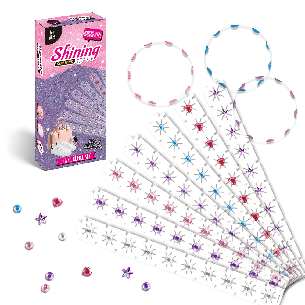 Manufacturers supply girls play house nail drill hair knitting machine toys DIY children's makeup suit gift toys