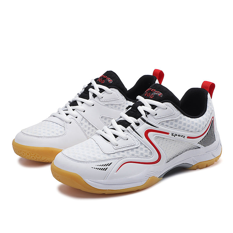 New Badminton Shoes Men's Shoes Breathable Table Tennis Shoes Ultra Light Shock Absorption Non-slip Women's Shoes Competition Training Shoes Tennis Shoes