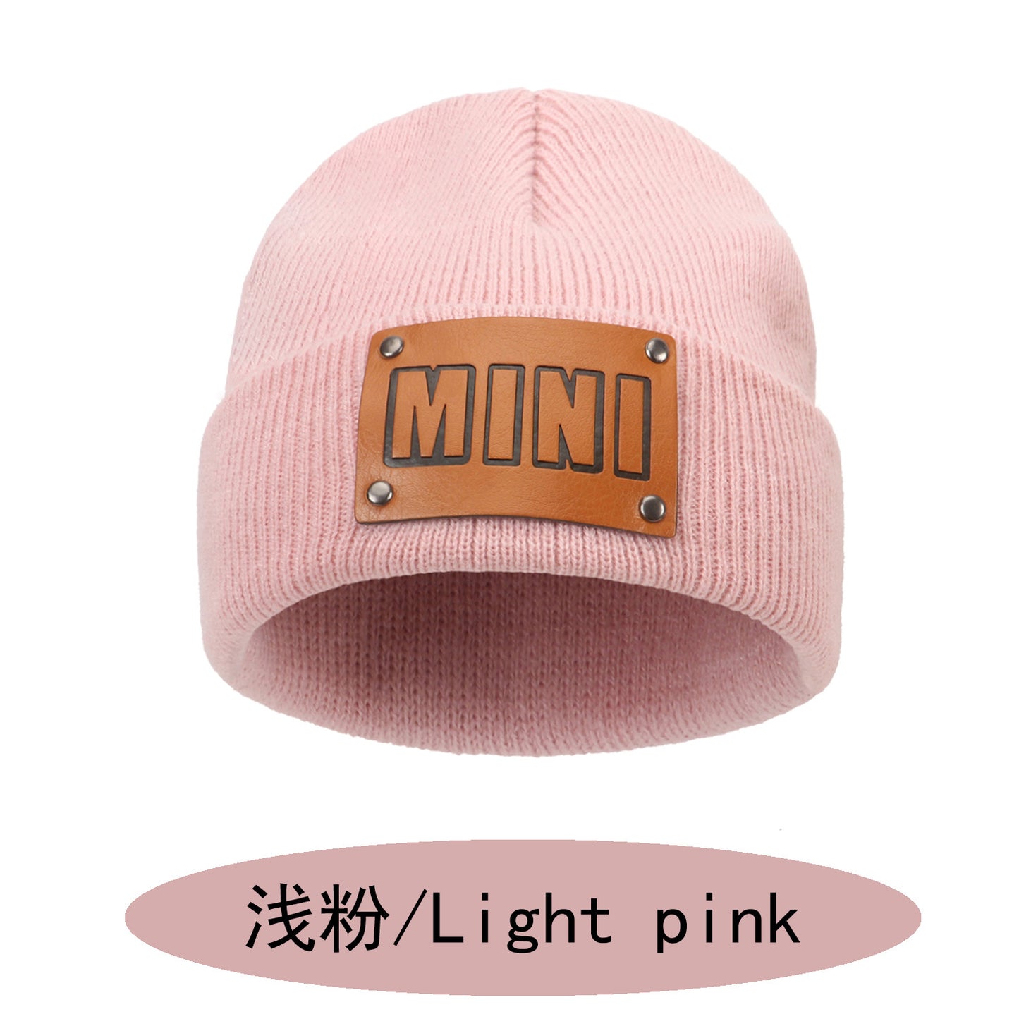 Mini children's knitted cap 2022 new warm cold European and American wool baby head protection crochet cap