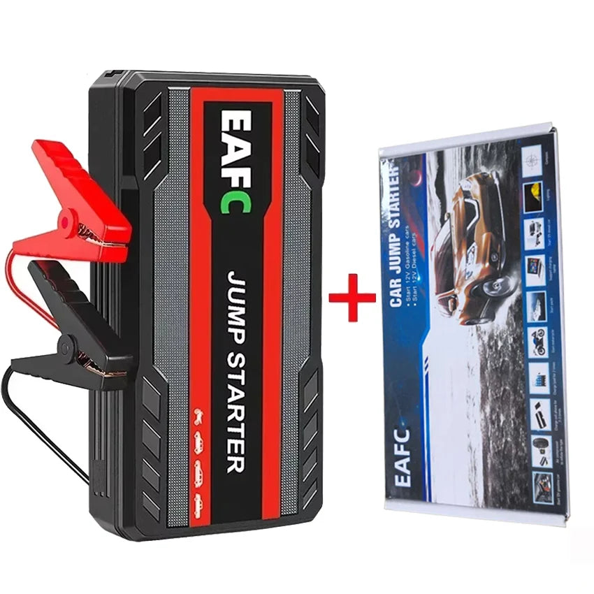 EAFC 12V Car Jump Start 600A-2000A Car Battery Starter Booster Auto Starting Device Emergency Start Portable Power Bank
